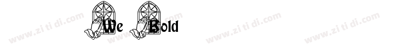 腾祥泌圆简 We Bold字体转换